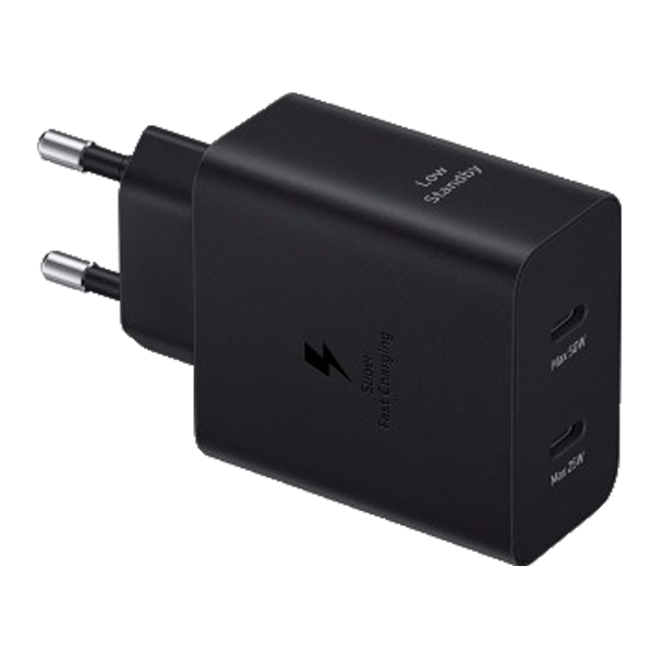 adaptor priza 50W duo Black