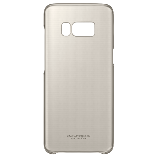 Samsung Clear Cover Gold Galaxy S8 Plus EF-QG955CFEGWW