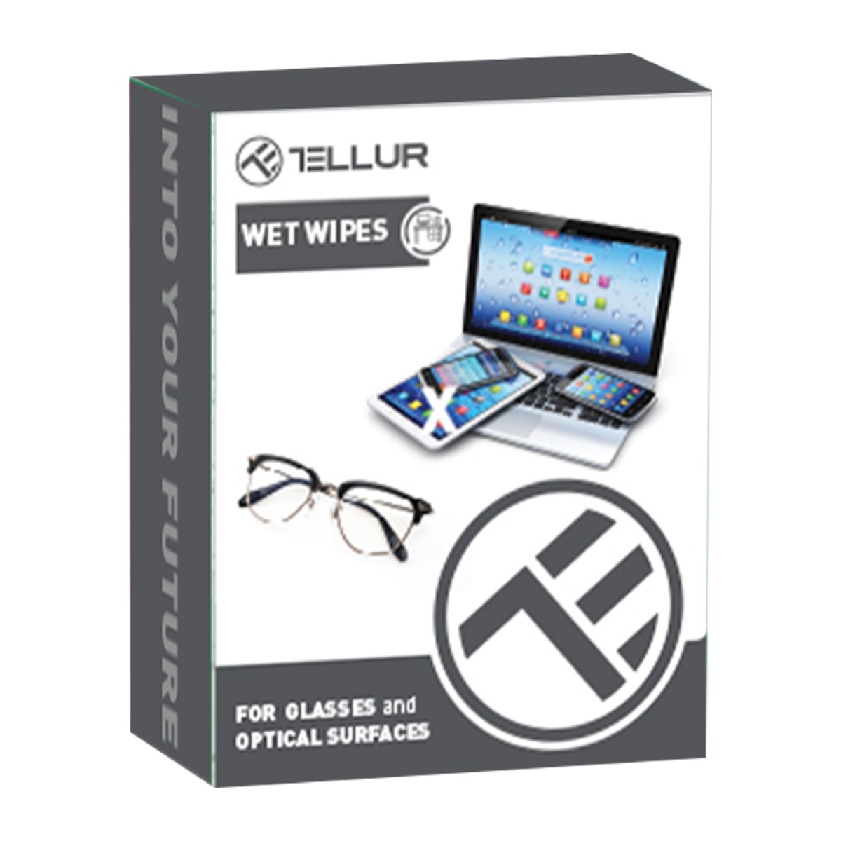 Tellur servetele suprafete ecran si ochelari