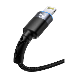 Tellur cablu USB-A to Lightning LED 2A 2m Black