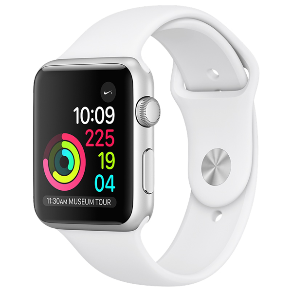 Apple Watch S1 38mm Silver - White Sport Band MNNG2MP-A | Magazin ...