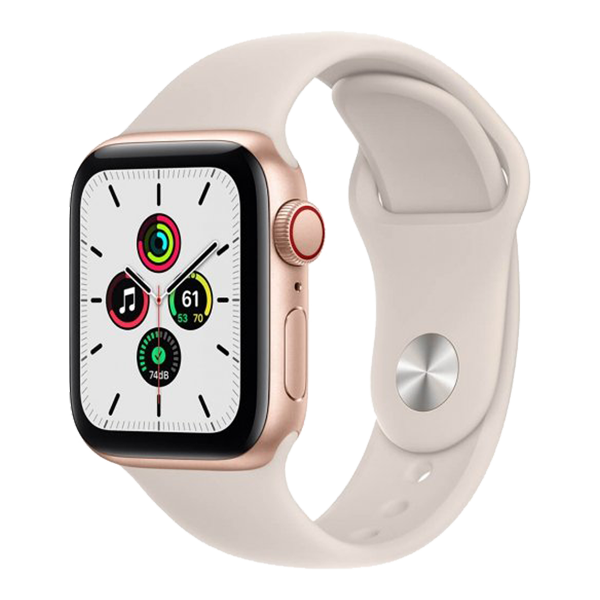 Apple Watch SE Cellular 40 Gold Starlight Sport Band