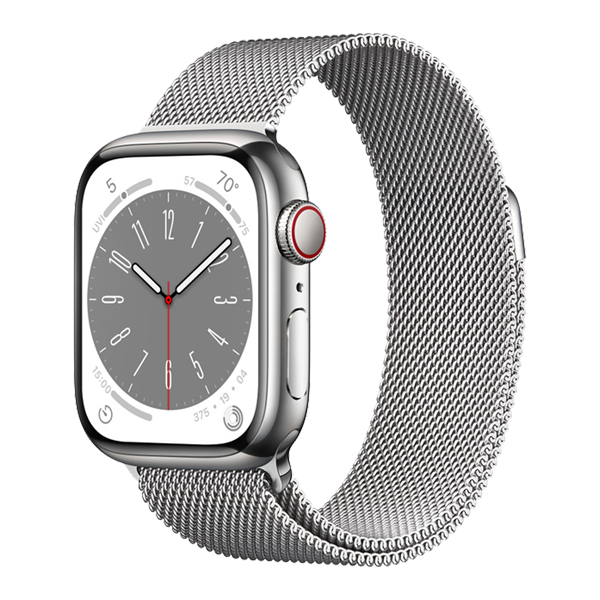 Apple Watch 8 Cellular 41mm Silver Steel Milanese