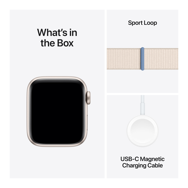 Apple Watch SE3 GPS 44mm Starlight Alum Starlight Sport Loop