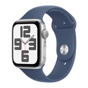 Apple Watch SE GPS 40mm Silver Alu w Denim Band M L