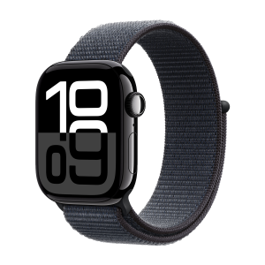 Apple Watch 10 Cell 42mm Jet Black Alu w Ink Sport Loop