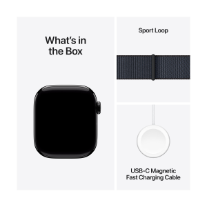Apple Watch 10 Cell 42mm Jet Black Alu w Ink Sport Loop