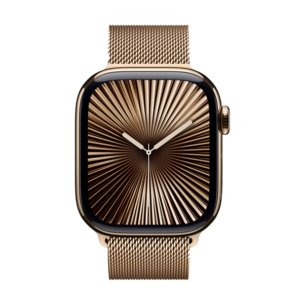 Watch 10 Cellular Gold Titanium Gold Milanese