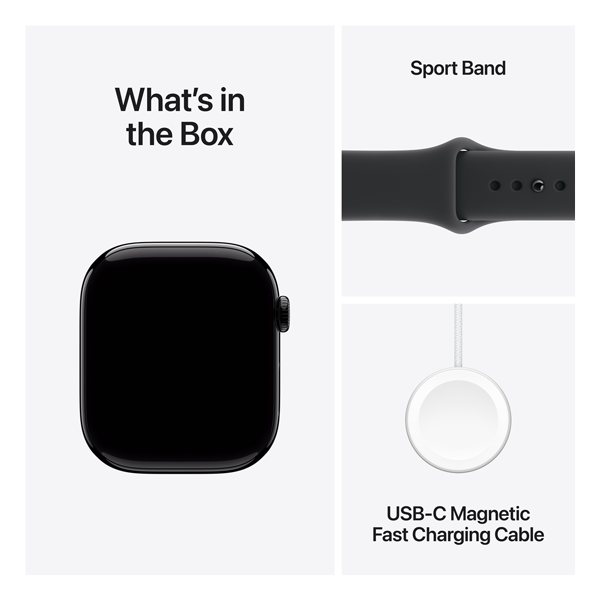 Apple Watch 11 Cell 46mm Jet Black Alu Black SP M-L MFC44ET Apple Watch 11 Cell 46mm Jet Black Alu Black SP M-L MFC44ET
