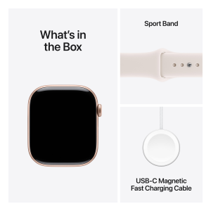 Apple Watch 11 GPS 46mm Rose Gold Alu Blush SP M-L