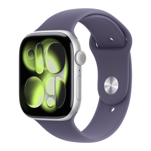 Apple Watch 11 GPS 46mm Silver Alu Purple Fog SP M-L