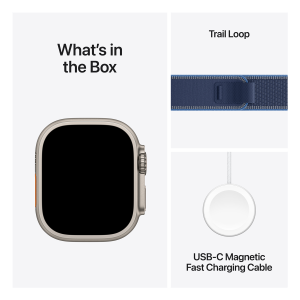 Apple Watch Ultra 3 49mm Nat Titan Blue Trail Lp M-L