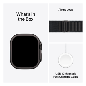 Apple Watch Ultra 3 49mm Black Titan Alpine Loop M