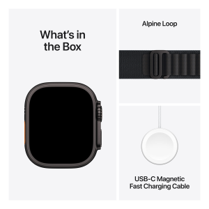 Apple Watch Ultra 3 49mm Black Titan Alpine Loop L