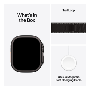  Apple Watch Ultra 3 49mm Black Titan Trail Loop S-M