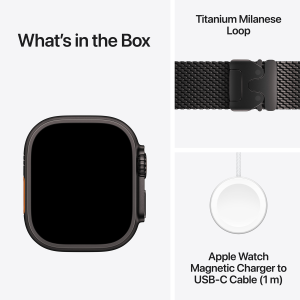 Apple Watch Ultra4 49mm Black Titan Mil Lp L MJAX4QP