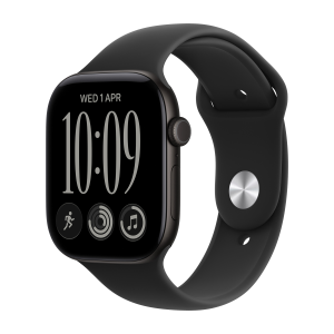 Apple Watch12 Cell 46mm Black Alu Case Black Sp SM MJG84ET