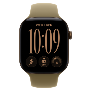 Apple Watch12 Cell 46mm Dark Bronz Alu Olive Sp ML MJGE4ET