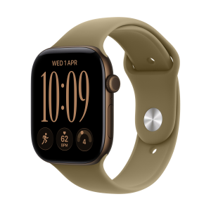 Apple Watch12 Cell 46mm Dark Bronz Alu Olive Sp ML MJGE4ET