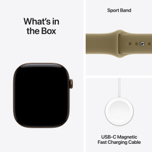 Apple Watch12 Cell 46mm Dark Bronz Alu Olive Sp ML MJGE4ET