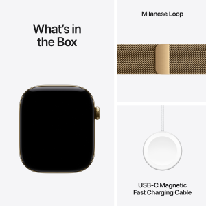Apple Watch12 Cell 46mm Rad Gold Titan Mil Lp ML MJGV4ET
