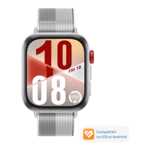 HUAWEI Watch Fit 4 Silver Woven Strap 55020EWR