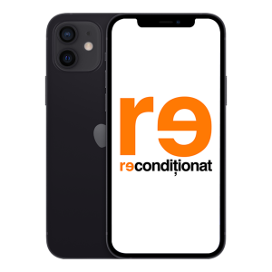 Apple iPhone 12 256GB Black Reconditionat
