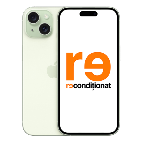 Apple iPhone 15 128GB Green Reconditionat