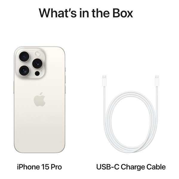 Apple iPhone 15 Pro 1TB White Titanium