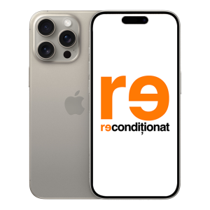 Apple iPhone 15 Pro Max 256GB Natural Titanium Reconditionat