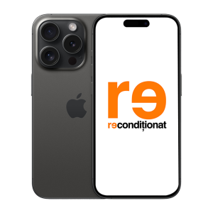 iPhone 15 Pro Max 512GB Black Titanium Reconditionat