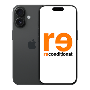 Apple iPhone 16 128GB Black Reconditionat