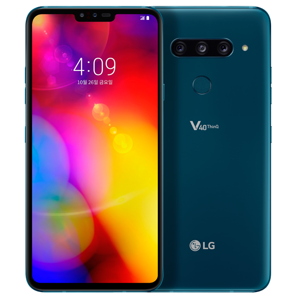 LG V40 128GB Dual SIM Blue Reconditionat