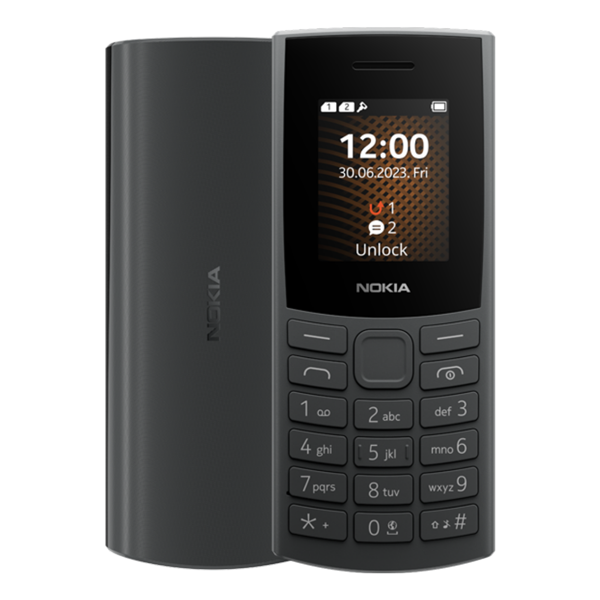 Nokia 105 4G Dual SIM 2025 Black