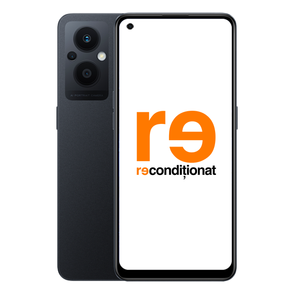 OPPO Reno7 Lite 5G 128GB Dual SIM Cosmic Black Reconditionat