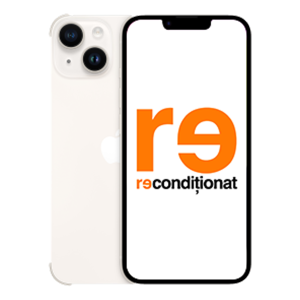 Apple iPhone 14 128GB Starlight Reconditionat Premium