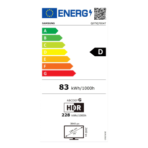 Televizor Samsung QLED 189 cm QE75Q70DATXXH