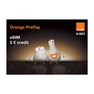 Cartela SIM Orange PrePay 5 Euro credit