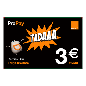 Pachet PrePay SIM 3 Euro