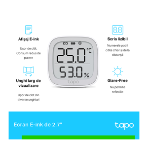 Senzor temperatura si umiditate TP Link Tapo T315