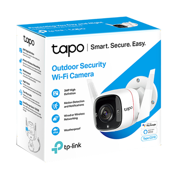 Pachet TP-Link format din camera interioara si exterioara si priza wi-fi